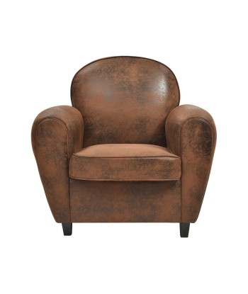 Fauteuil Club Bistrot Marron En savoir plus