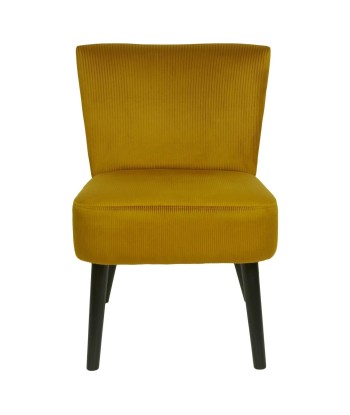 Fauteuil Crapaud En Velours Giulia Jaune de France