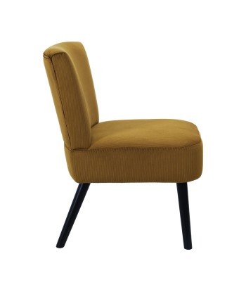 Fauteuil Crapaud En Velours Giulia Jaune de France