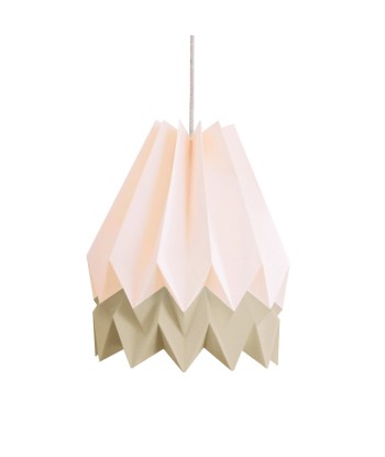 Suspension origami, rose et taupe Profitez des Offres !