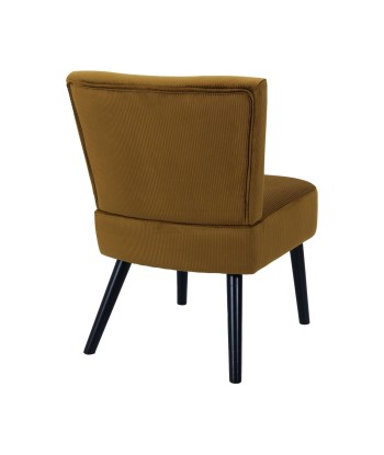 Fauteuil Crapaud En Velours Giulia Jaune de France