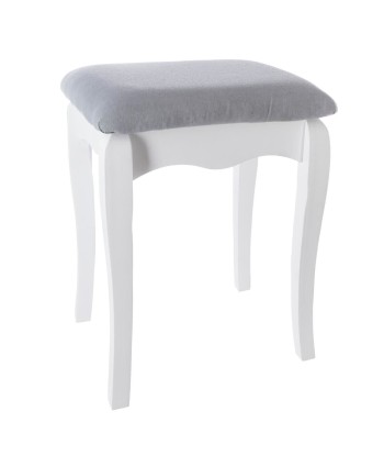 Ensemble Coiffeuse Avec Tabouret Aurell Blanc destockage