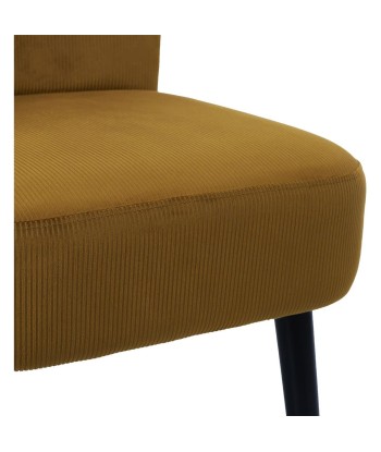 Fauteuil Crapaud En Velours Giulia Jaune de France