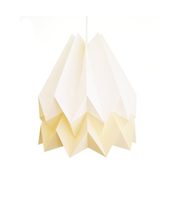 Suspension origami, blanc et jaune suggérées chez