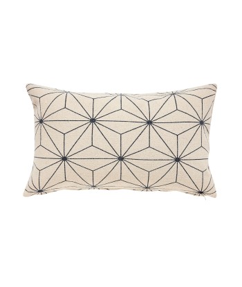 Coussin graphique beige L 80 cm, Hübsch vous aussi creer 