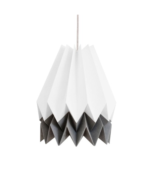 Suspension origami, blanc et gris foncé pas cher chine