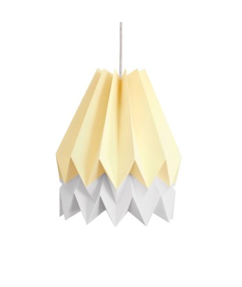 Suspension origami, jaune et gris clair solde