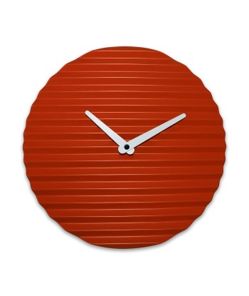 Horloge design Wave, rouge sur le site 