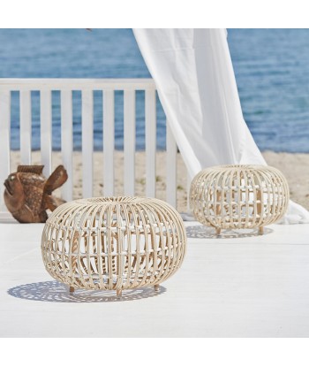 Pouf Ottoman blanc, Sika Design ou a consommer sur place