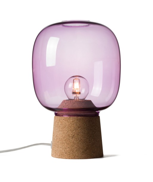 Lampe à poser en verre violet, Picia Amélioration de cerveau avec