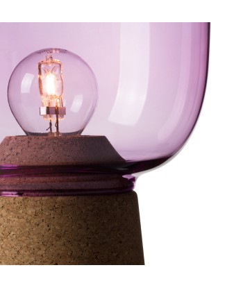 Lampe à poser en verre violet, Picia Amélioration de cerveau avec