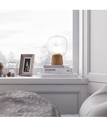 Lampe à poser en verre fumé, Picia Jusqu'à 80% De Réduction