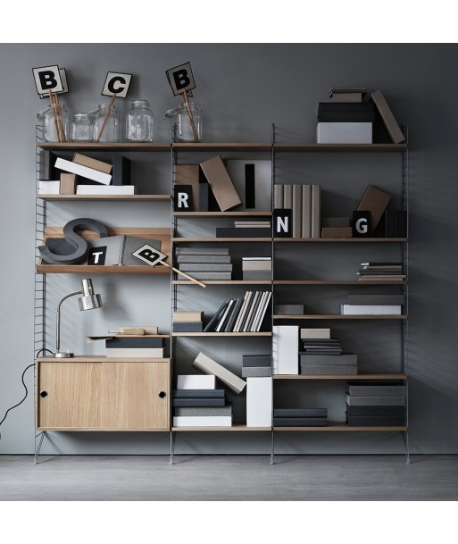 Bibliothèque String Furniture, L 220 cm Profitez des Offres !