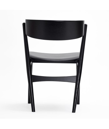 Fauteuil design, Sibast N°7, noir en linge