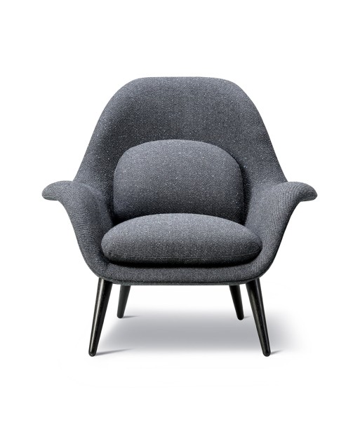 Fauteuil Swoon gris, Fredericia la colonne vertébrale