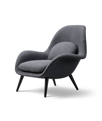 Fauteuil Swoon gris, Fredericia la colonne vertébrale