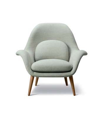 Fauteuil Swoon vert pastel, Fredericia de France