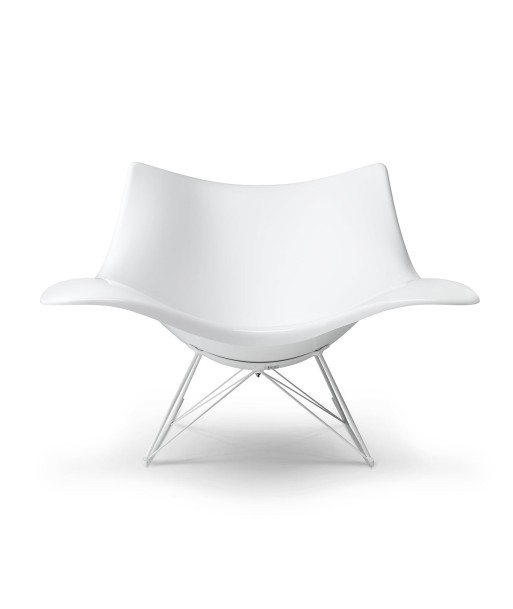 Fauteuil à bascule design Stingray blanc, Fredericia destockage