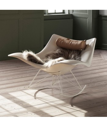 Fauteuil à bascule design Stingray blanc, Fredericia destockage