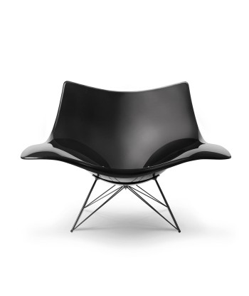 Fauteuil à bascule design Stingray noir, Fredericia Livraison rapide