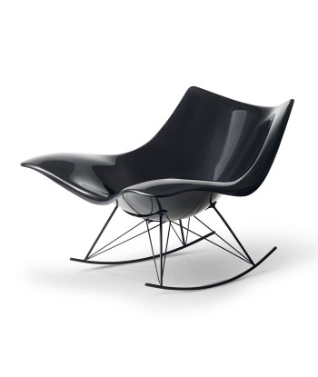 Fauteuil à bascule design Stingray noir, Fredericia Livraison rapide