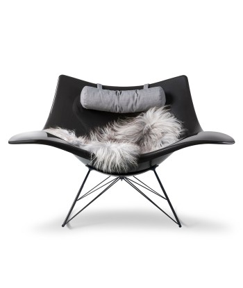 Fauteuil à bascule design Stingray noir, Fredericia Livraison rapide