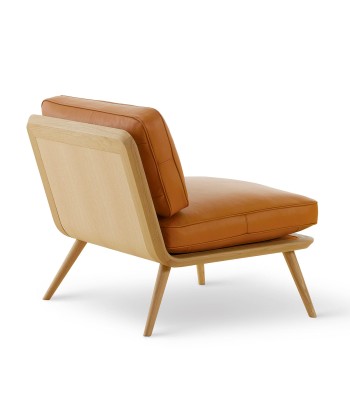 Fauteuil design Spine en cuir camel, Fredericia offre 