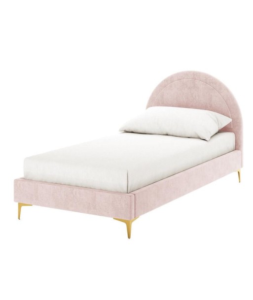 Lit Simple Boudoir Rose pas cher