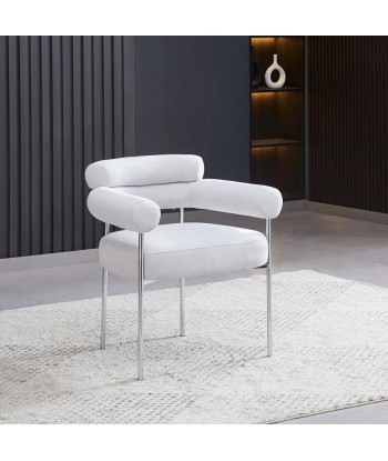 Chaise Bulle Argent tissu sergé gris Découvrez la collection