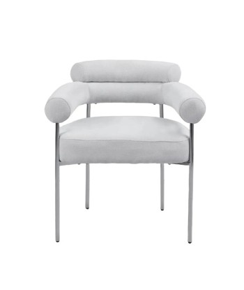 Chaise Bulle Argent tissu sergé gris Découvrez la collection