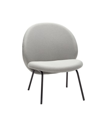 Fauteuil en velous gris clair, Hübsch chez Cornerstreet bien 