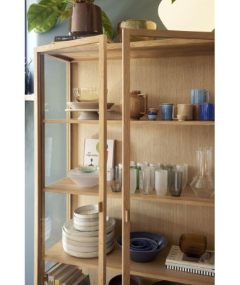 Vitrine en bois clair L 110 cm, Hübsch Vous souhaitez 