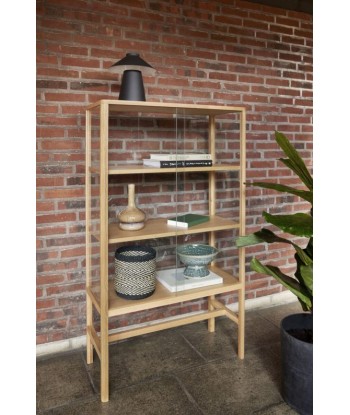 Vitrine en bois clair L 80 cm, Hübsch en stock