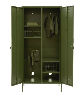 Locker Twinny vert olive, Mustard Made s'inspire de l'anatomie humaine