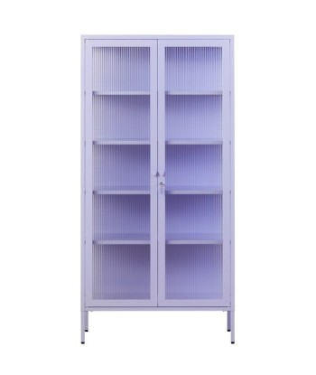 Vitrine métal H 170 cm lilas, Mustard Made online