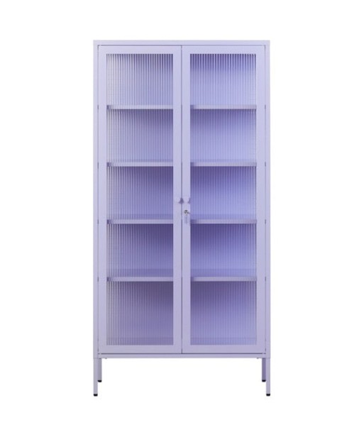 Vitrine métal H 170 cm lilas, Mustard Made online