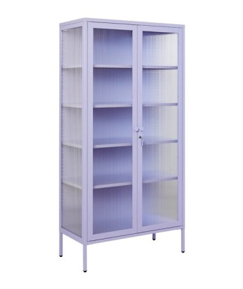 Vitrine métal H 170 cm lilas, Mustard Made online