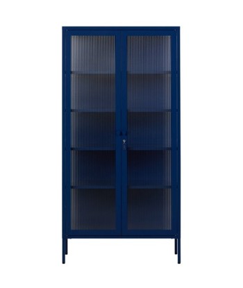 Vitrine métal H 170 cm bleu, Mustard Made plus qu'un jeu 