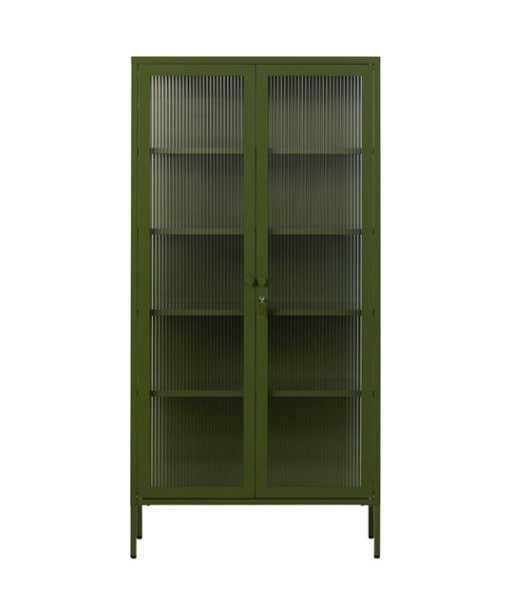 Vitrine métal H 170 cm olive, Mustard Made 2023