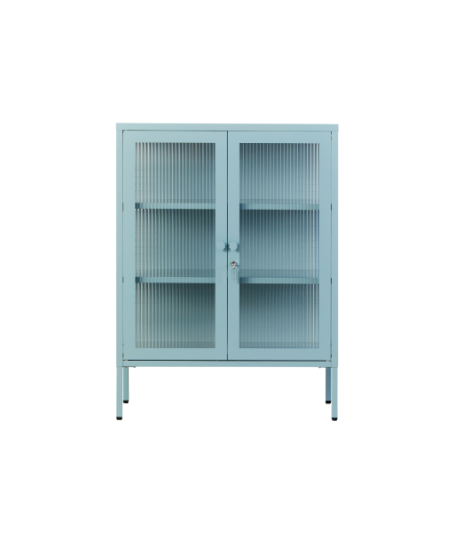 Vitrine métal H 100 cm bleu ciel, Mustard Made Livraison rapide