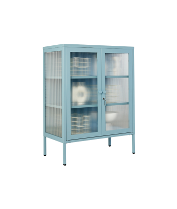 Vitrine métal H 100 cm bleu ciel, Mustard Made Livraison rapide