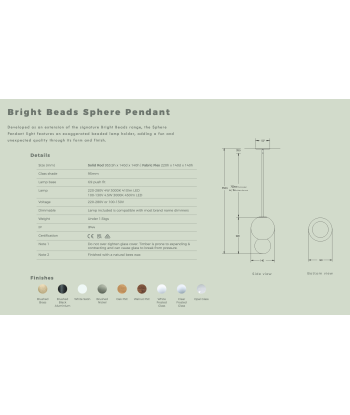 Suspension Sphere, Marz Design l'évolution des habitudes 