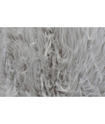 Tapis effet peau de mouton Gris 180x290cm de pas cher