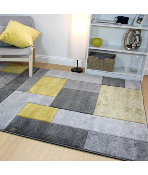 Tapis Cosmos Gris et jaune 2023