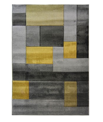 Tapis Cosmos Gris et jaune 2023