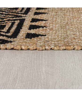 Tapis Jute Beige et noir 120x170cm de la marque