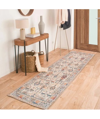 Tapis de couloir 80x300cm Radom Crème Le MVP de beaucoup