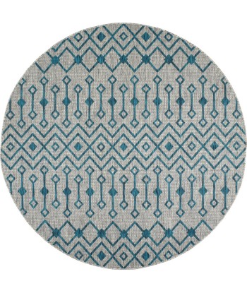 Tapis extérieur 200x200cm rond pas cher 