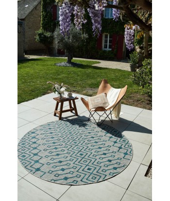 Tapis extérieur 200x200cm rond pas cher 