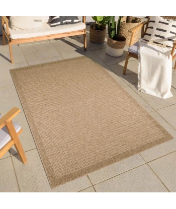 Tapis aspect Jute beige 200x290cm paiement sécurisé